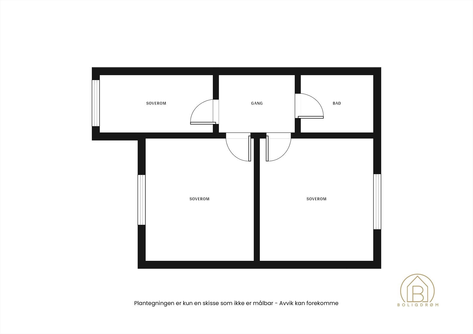 Plantegning 2. etasje. Galleribilde