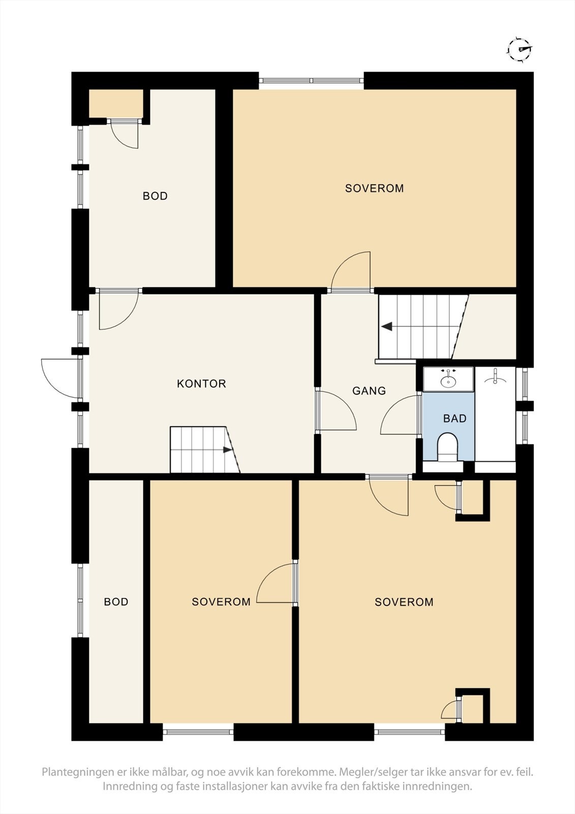Plantegning - 2. etasje. Galleribilde