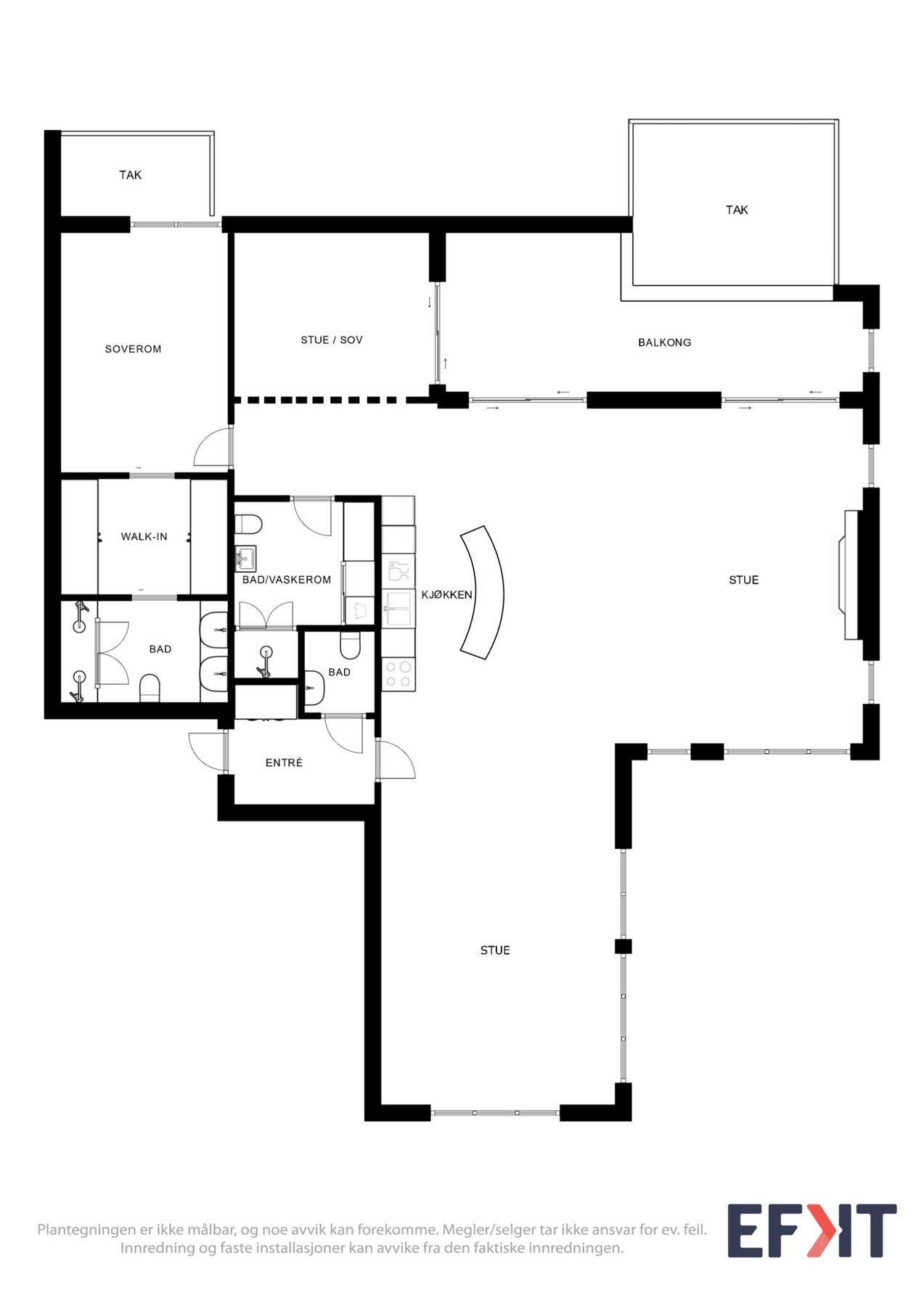 Plantegning Galleribilde