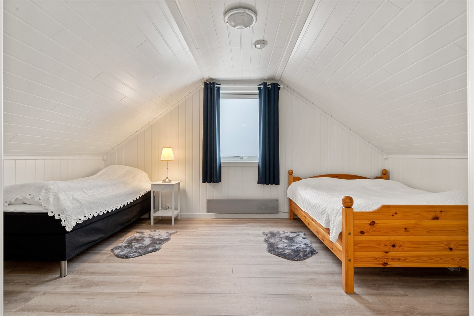 Soverommet på loftet er på 12 kvm. Galleribilde