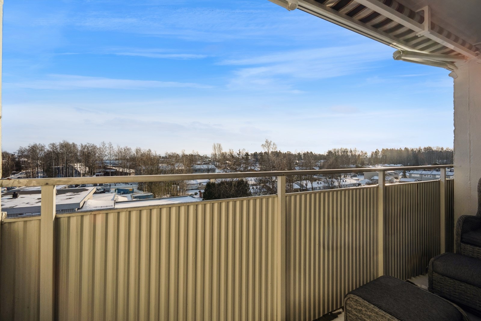 Du har flott utsyn over et hyggelig nabolag. Galleribilde