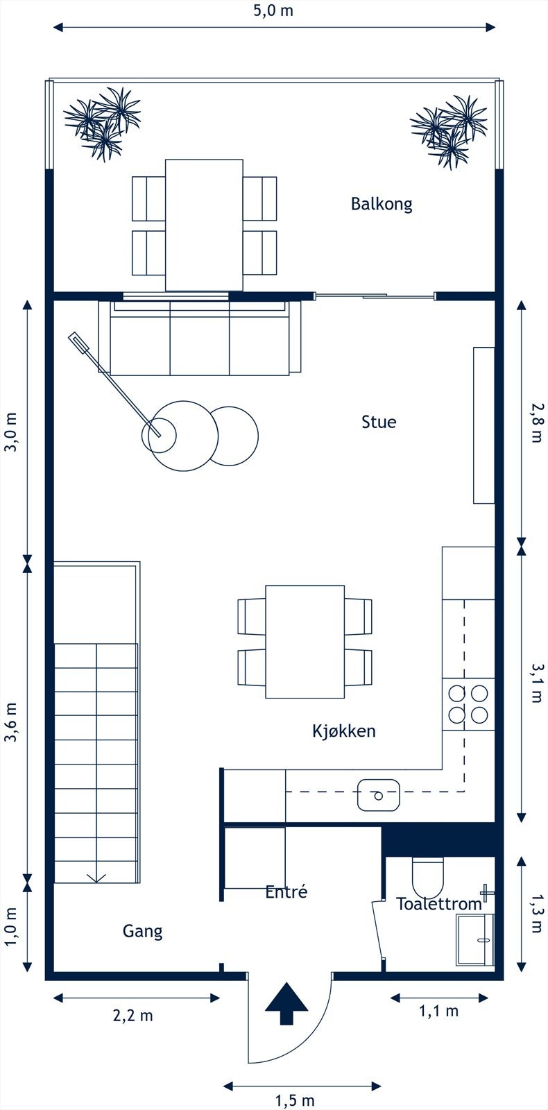 Plantegning 4. Etasje Galleribilde
