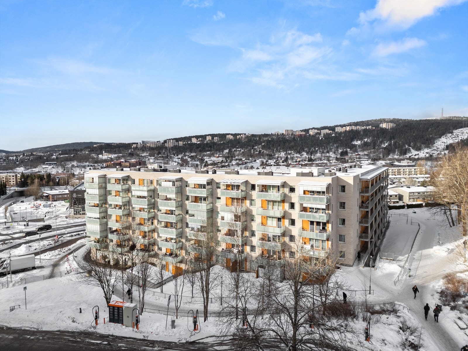 Fasade balkongsiden Galleribilde