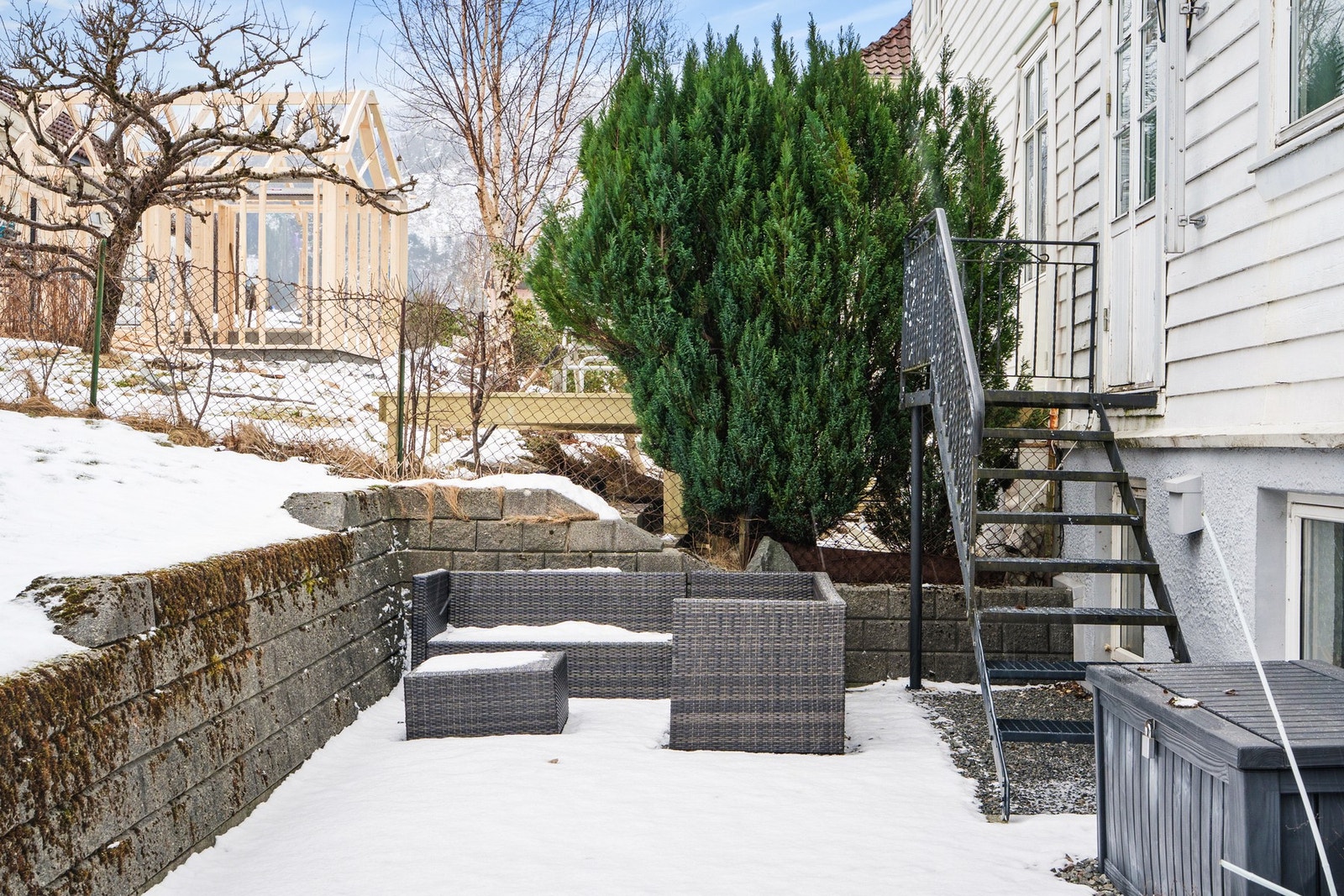 Hyggelig felles uteområde. Galleribilde