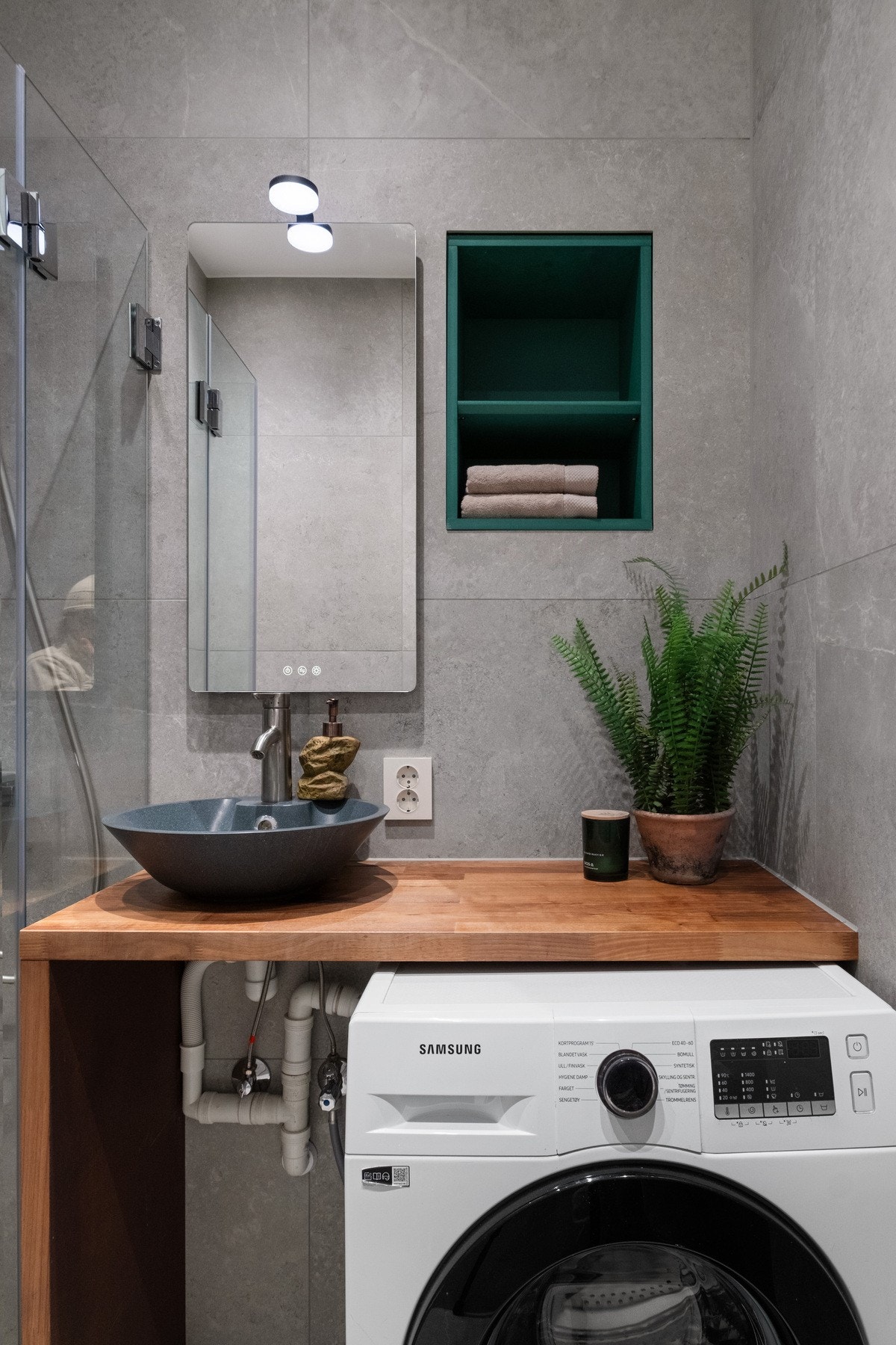 Vaskemaskinen følger boligen. Galleribilde