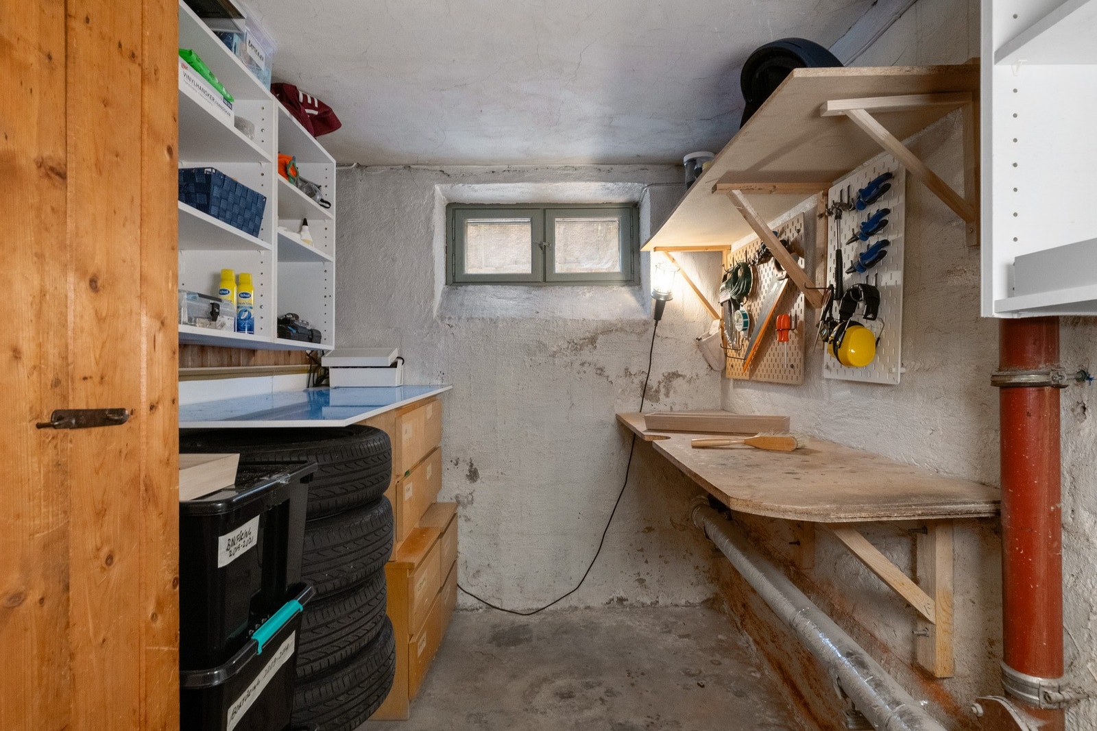 De to kjellerbodene er på til sammen ca. 11 kvadratmeter. Galleribilde