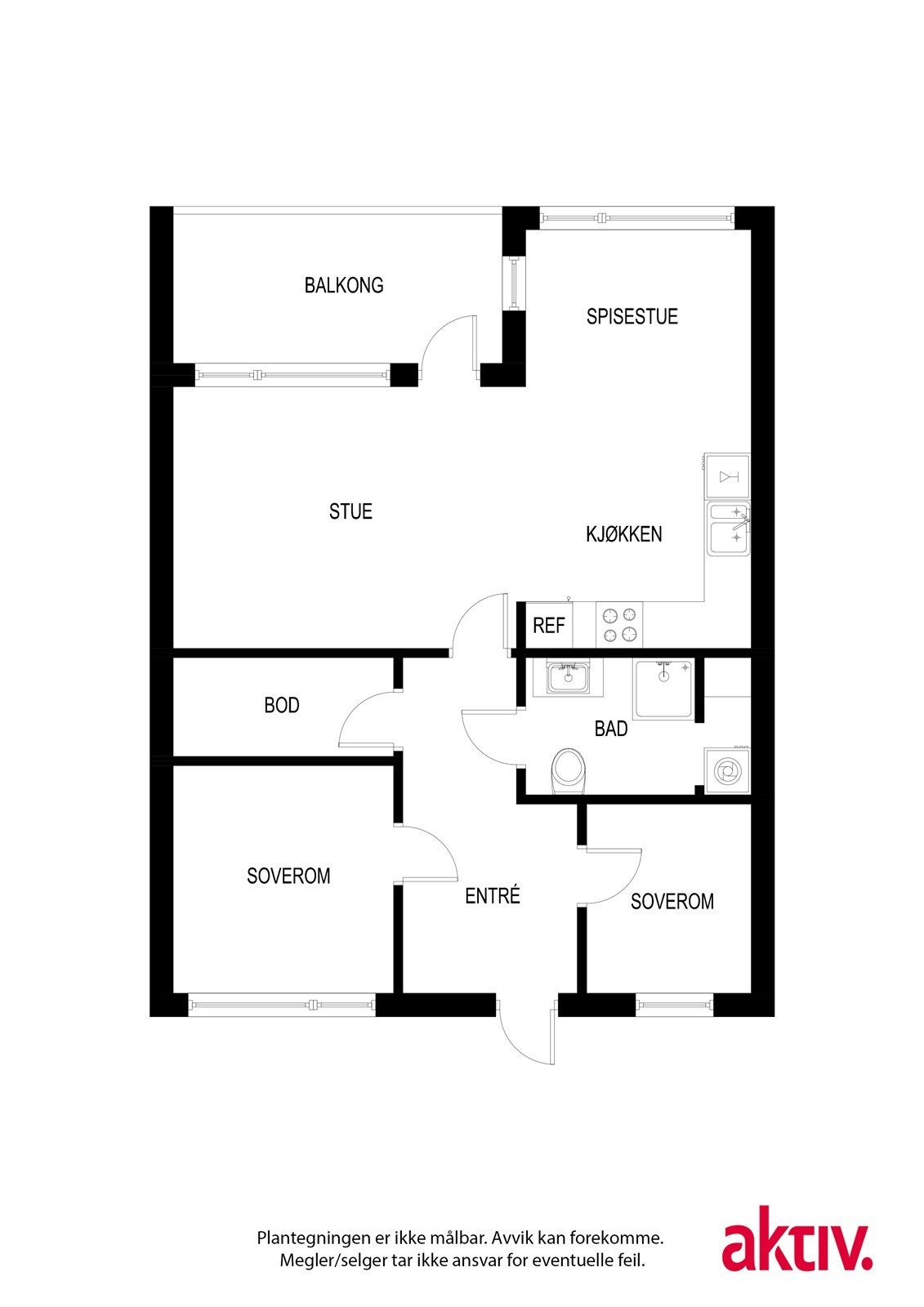 Plantegning Galleribilde