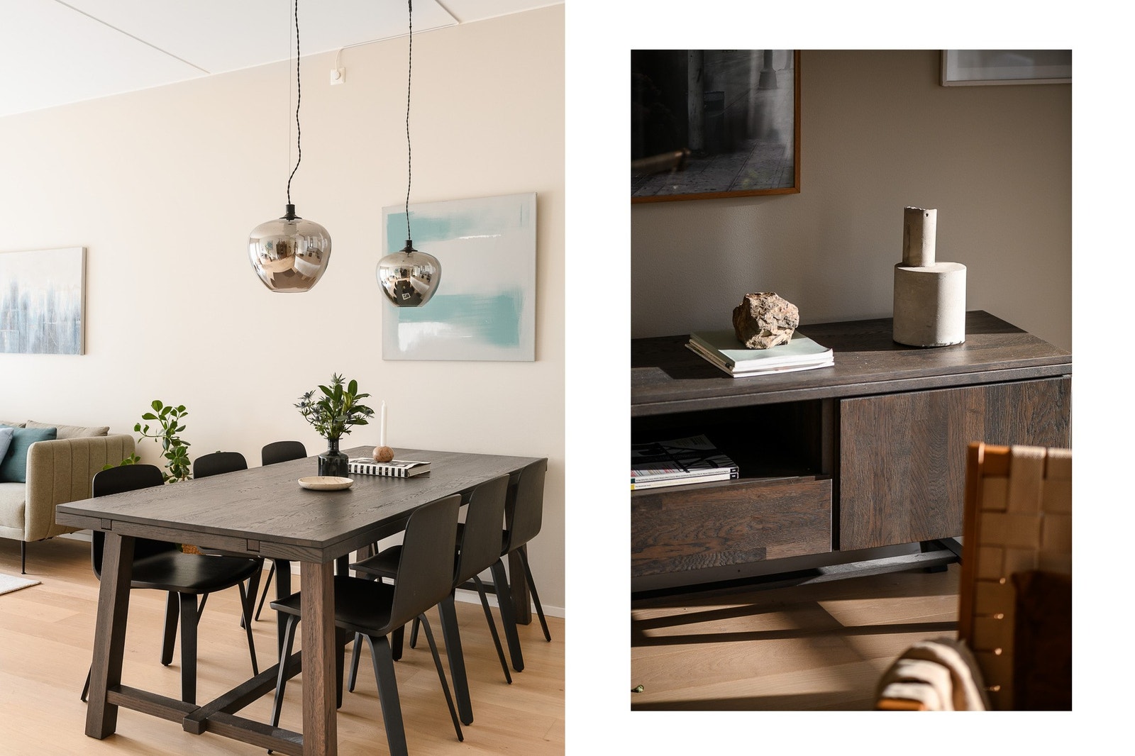 Et naturlig samlingspunkt med fine lysforhold fra store vindusflater. Galleribilde