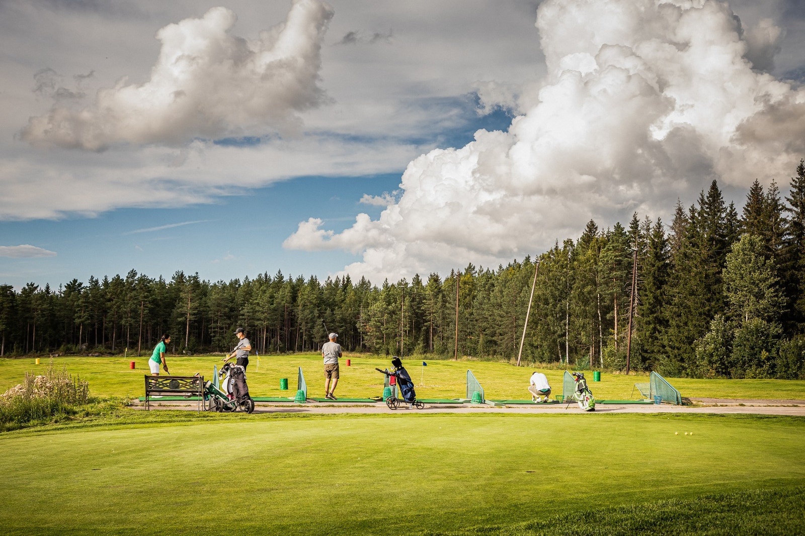 For golfinteresserte: Populære Grønmo Golfklubb er like i nærheten. Galleribilde