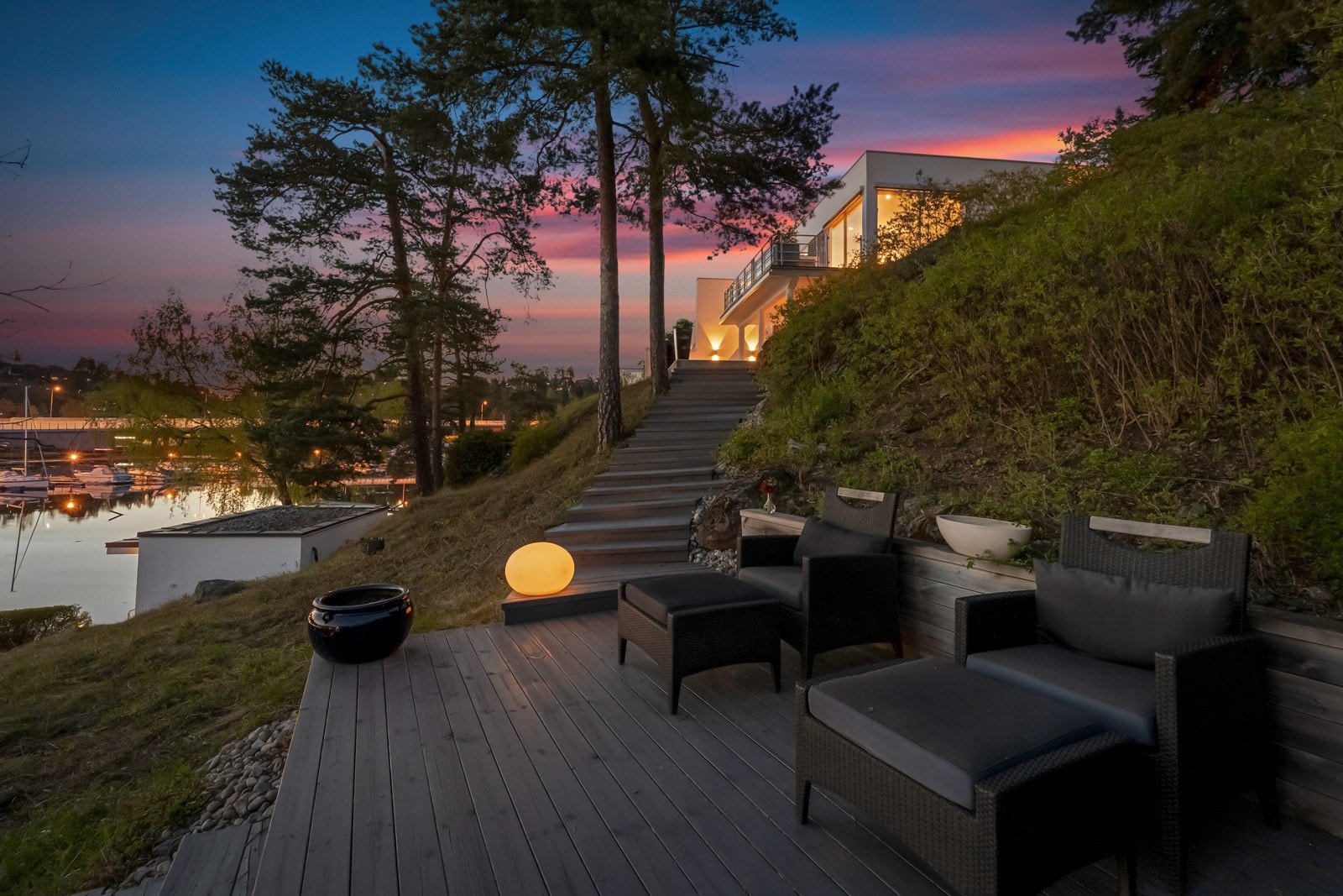 Kveldsstemning Galleribilde