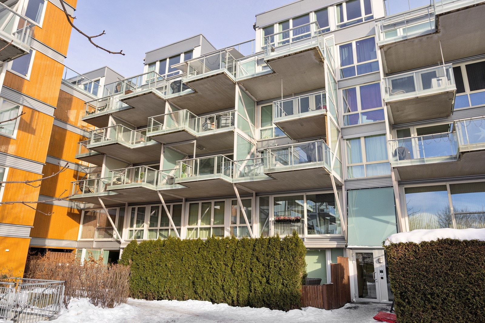 - Fasade mot gårdsrommet - Galleribilde