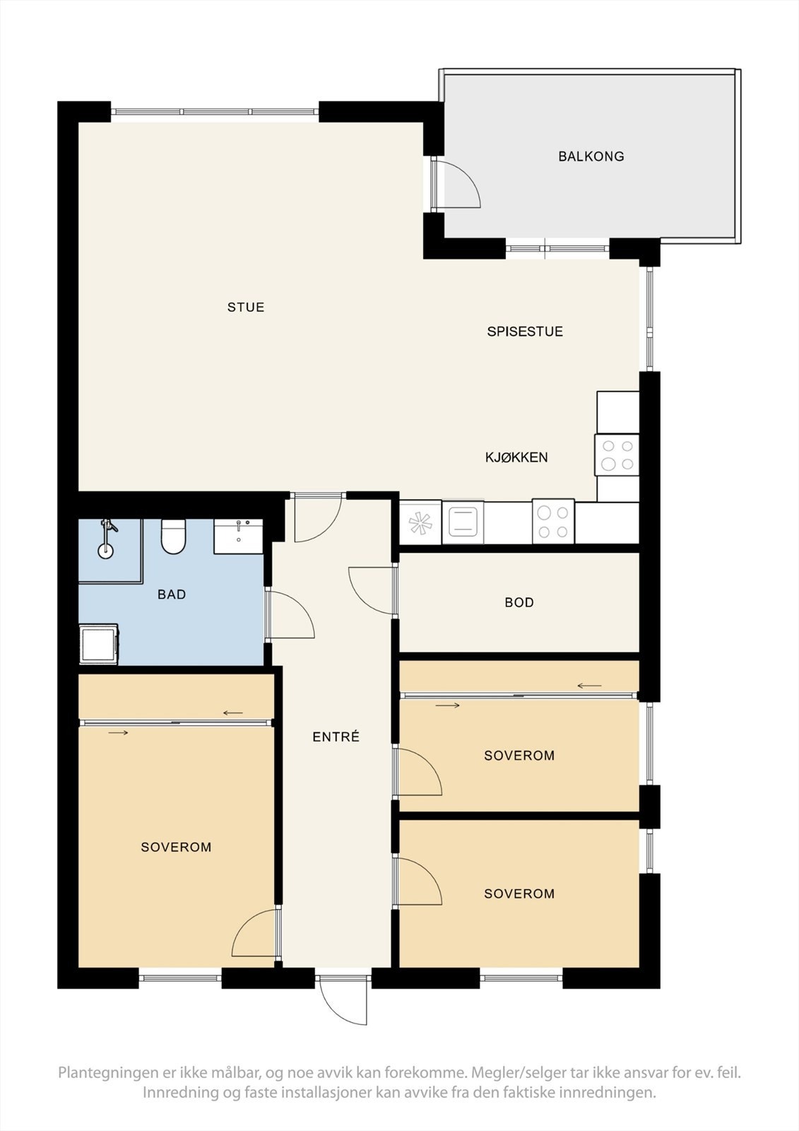 Plantegning 5. etg Galleribilde