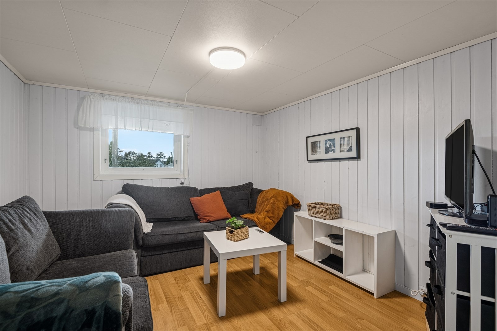 Underetasje - lys og trivelig stue. Galleribilde