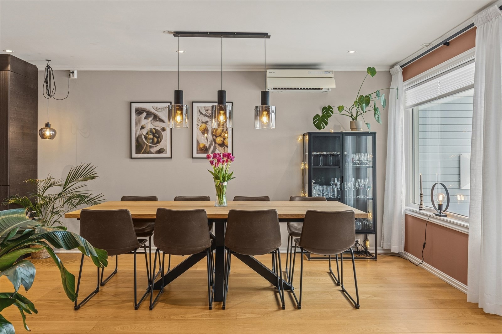 Varmepumpe ved spisestua. Galleribilde