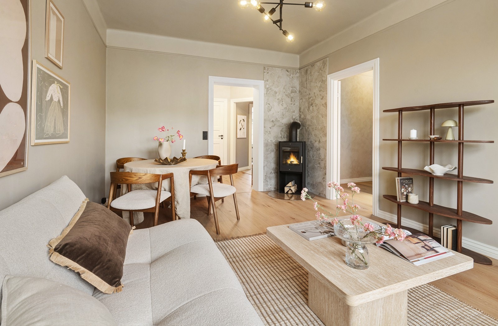 Svært tiltalende og smakfullt nyoppusset 3-roms leilighet i klassisk Torshovgård "Strykejernet" Galleribilde