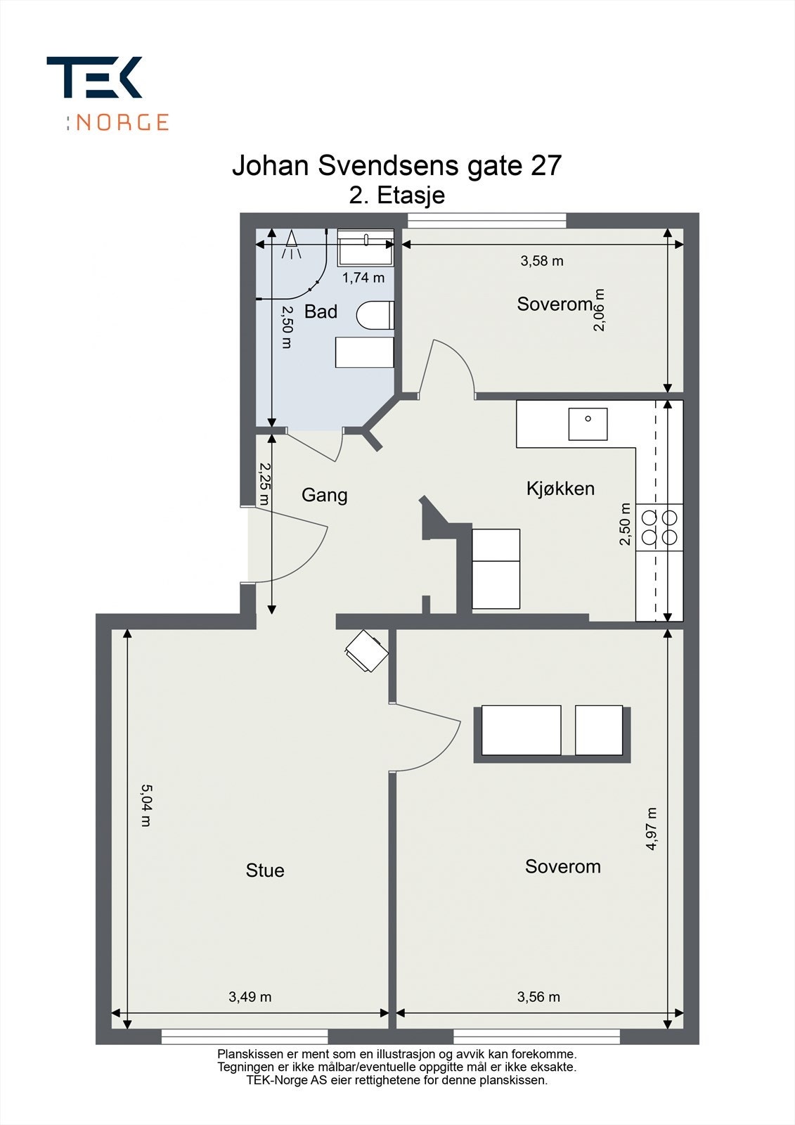Plantegning Galleribilde