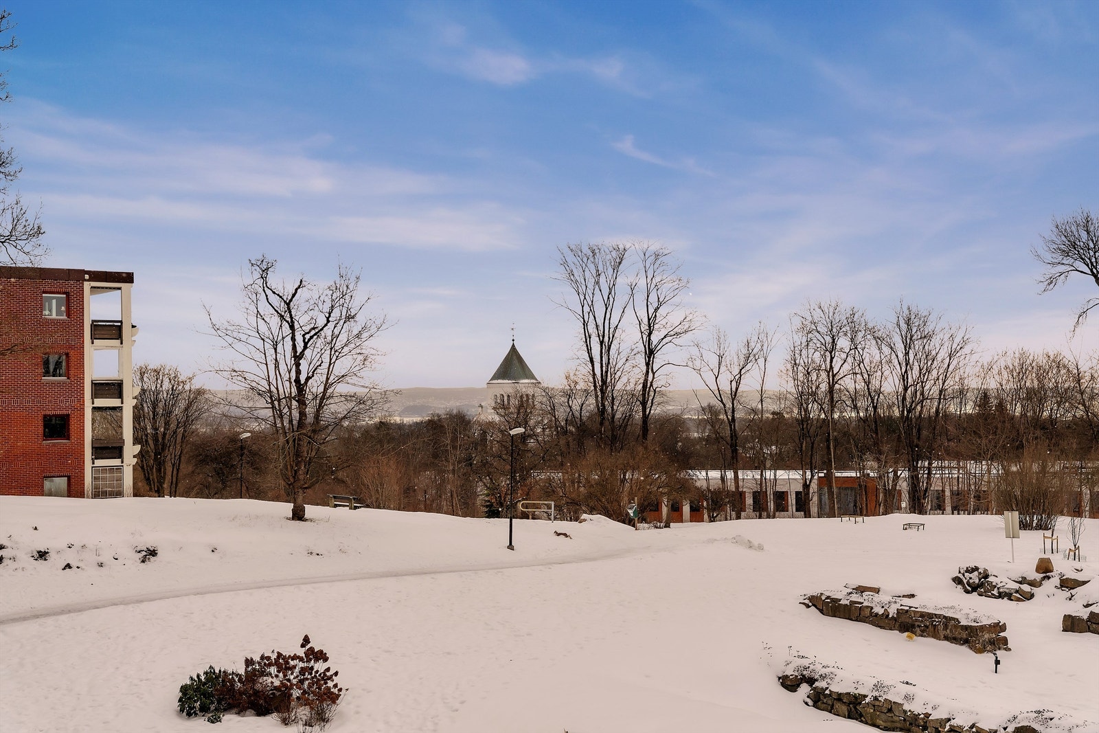 Flott og usjenert utsikt fra terrassen. Galleribilde