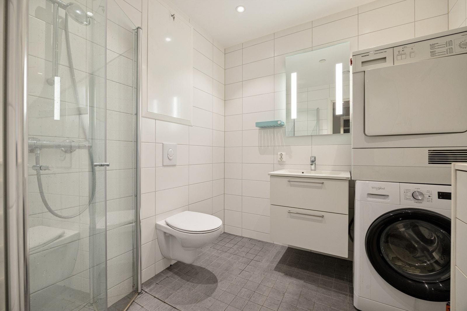 Baderommet har fått tilstandsgrad 1 av takstmann. Galleribilde