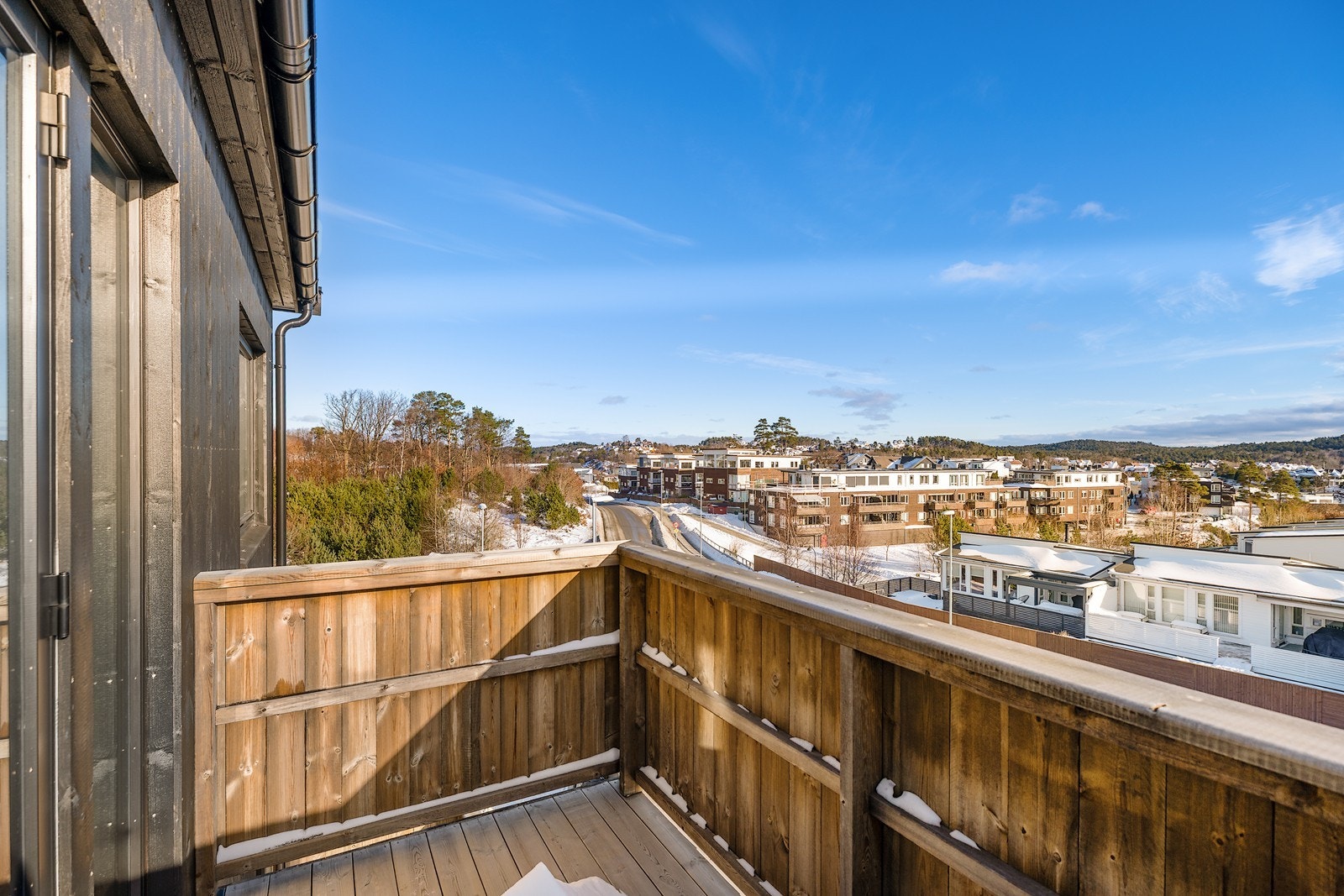 Terrasse med fantastisk utsikt Galleribilde