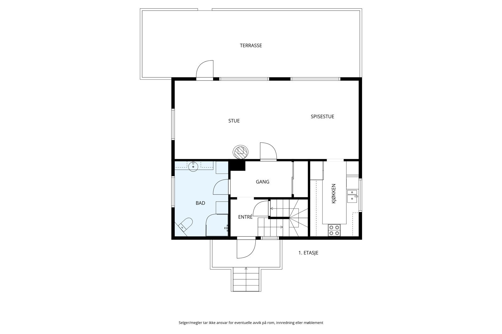 Plantegning 2. etg. Galleribilde