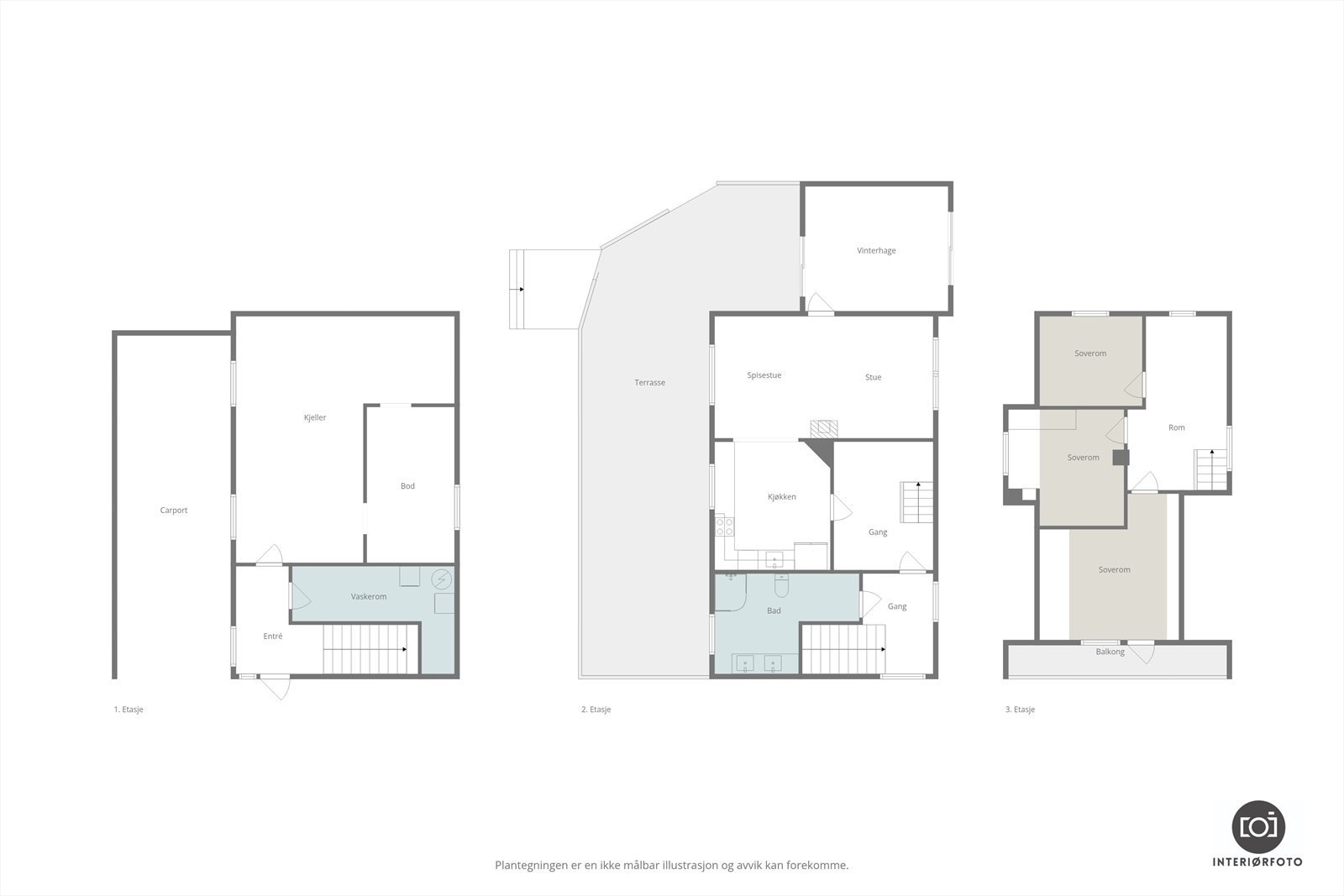 Plantegning Galleribilde