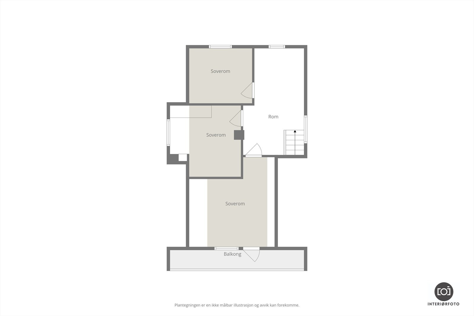 Plantegning 2. etasje Galleribilde