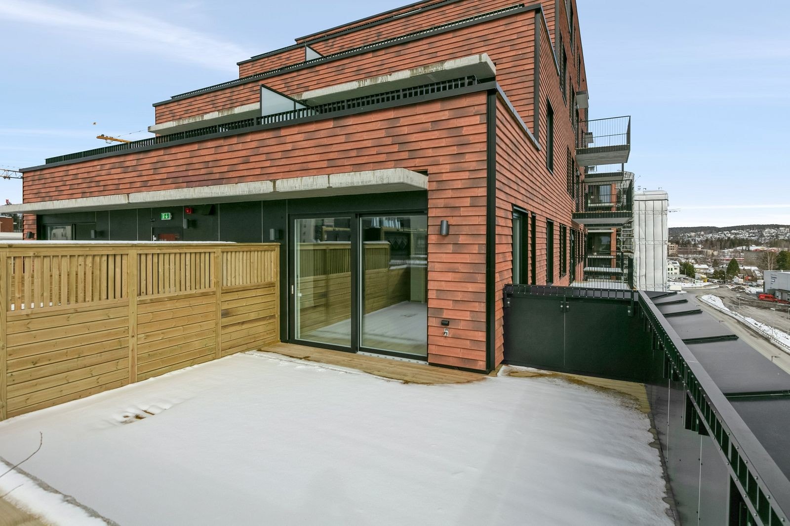 Privat takterasse. Galleribilde