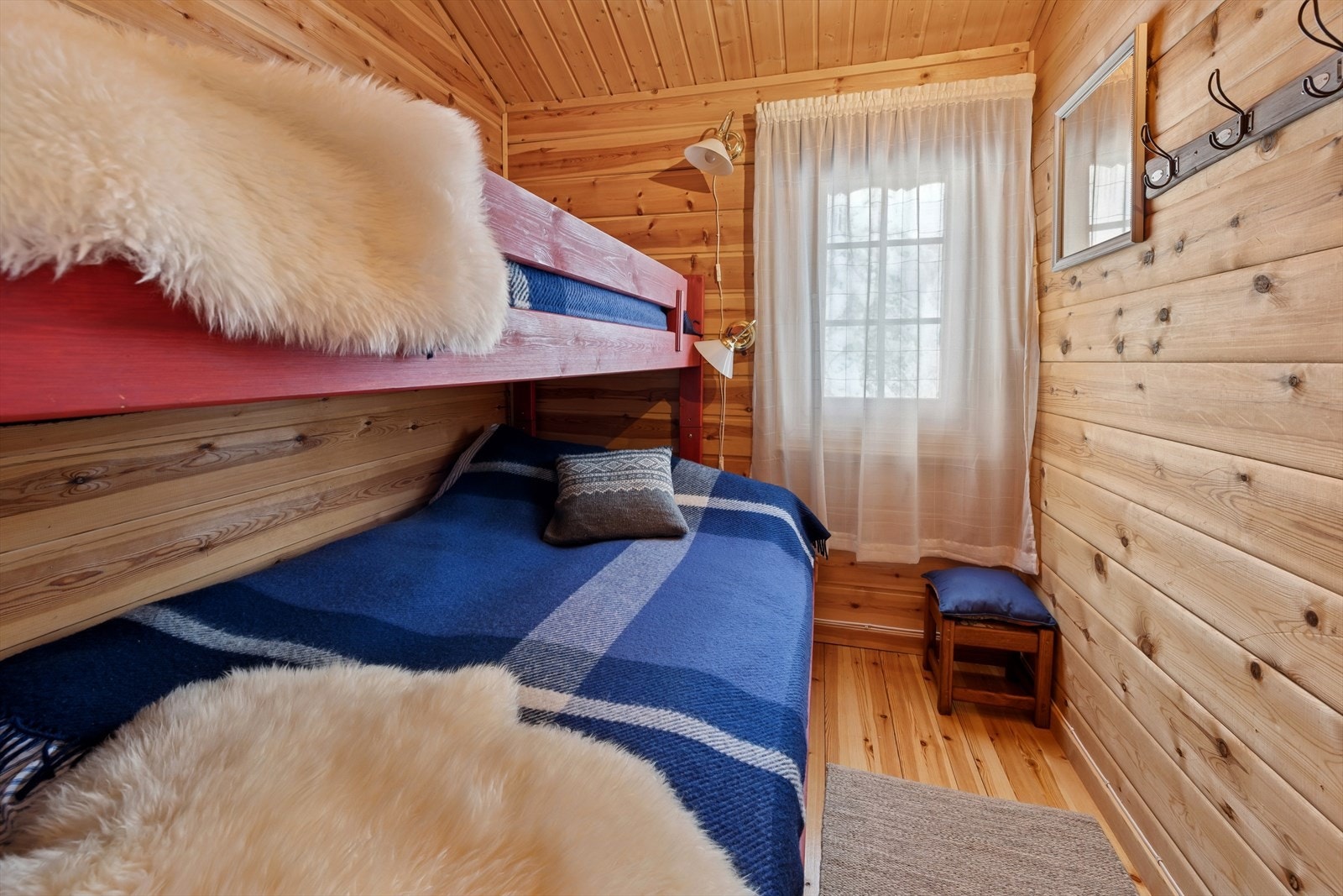 Hytta har totalt 3 soverom. Galleribilde