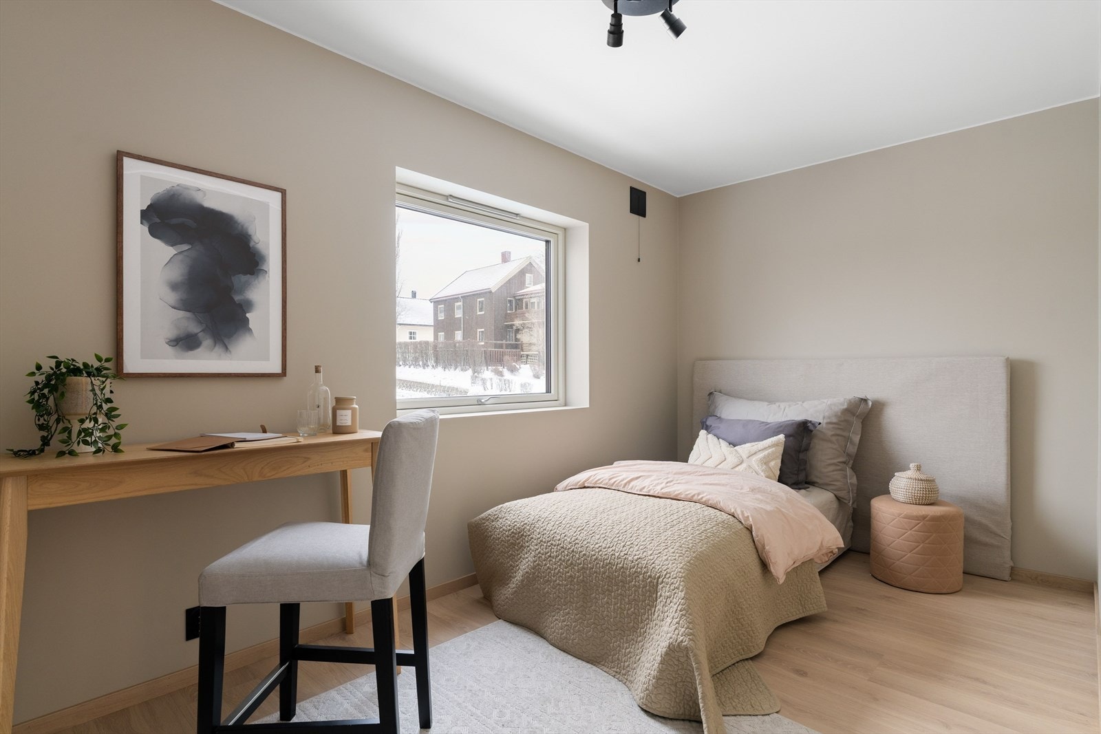 Rommene er fordelt med to i hver etasje. Galleribilde