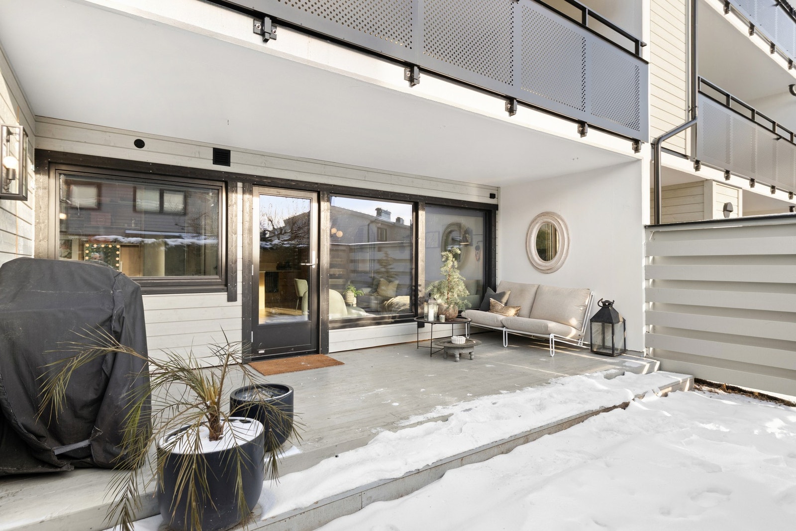 En moderne to-roms andelsleilighet med trappefri adkomst og smart alkoveløsning Galleribilde