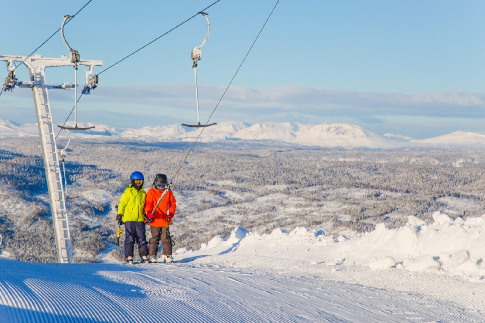 Nesfjellet Alpin tilbyr løyper både for store og små. Galleribilde