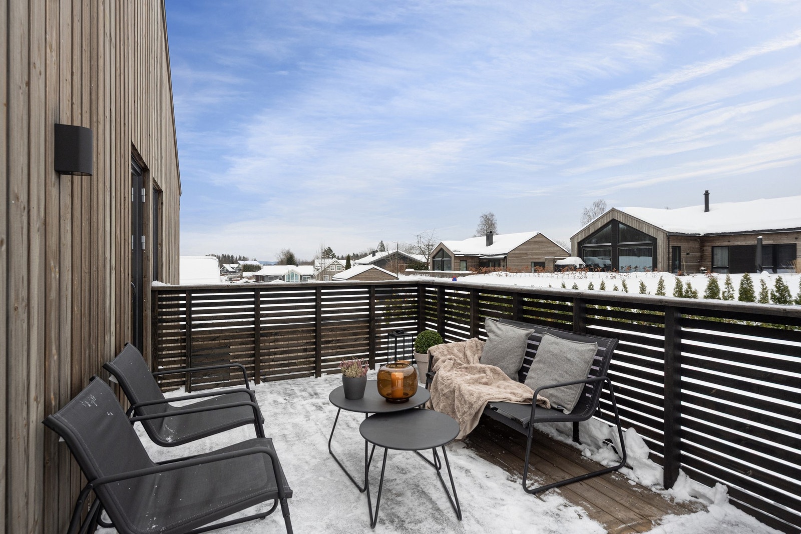 Balkongen var en del av oppgraderingene som vinterhagen under. Galleribilde