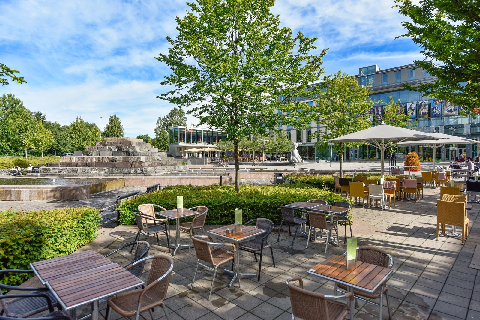 Asker sentrum byr på mange hyggelige spisesteder. Galleribilde