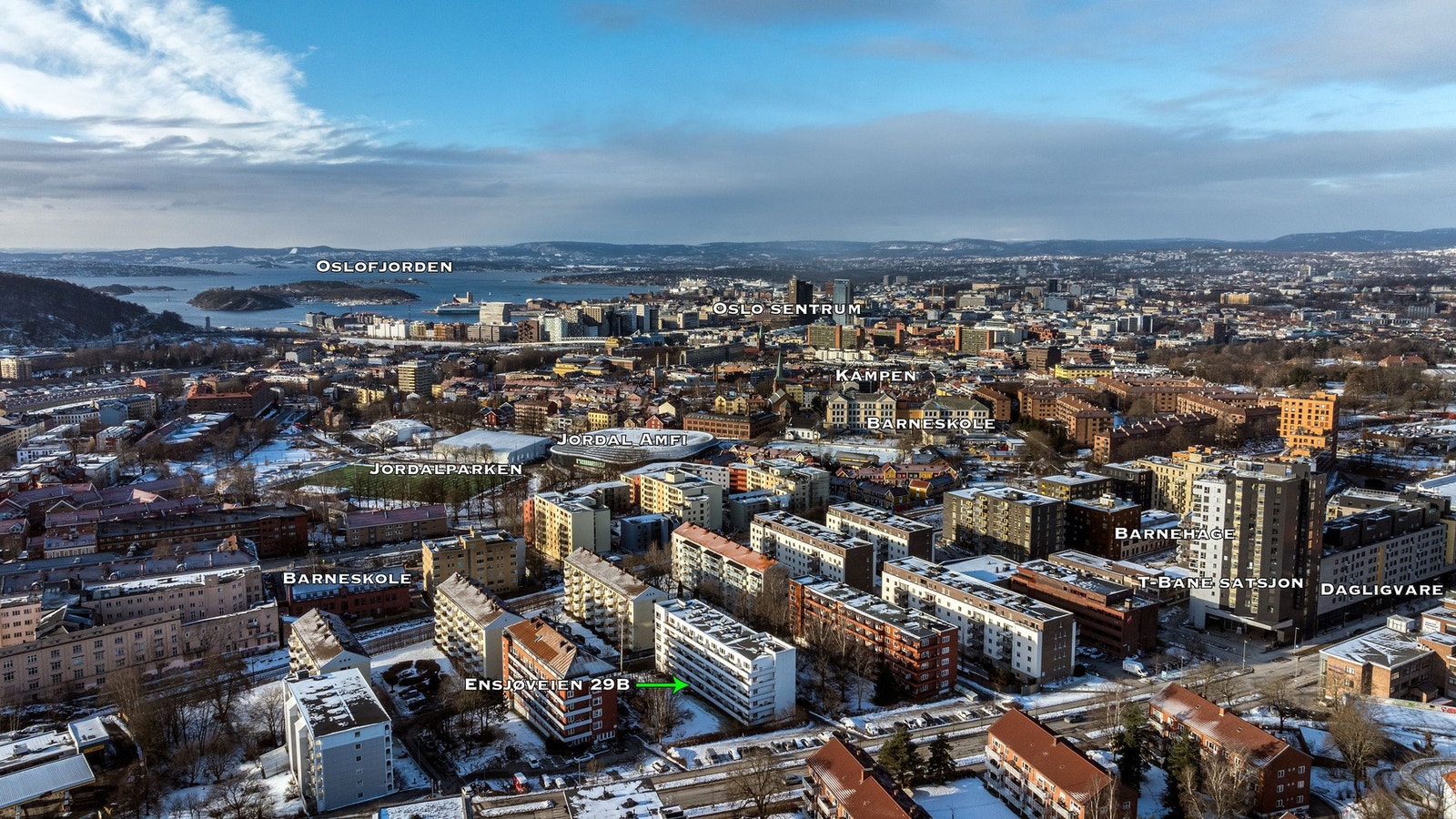 Gangavstand til Kampen og Vålerenga med butikker, caféer og koselige parker. Galleribilde