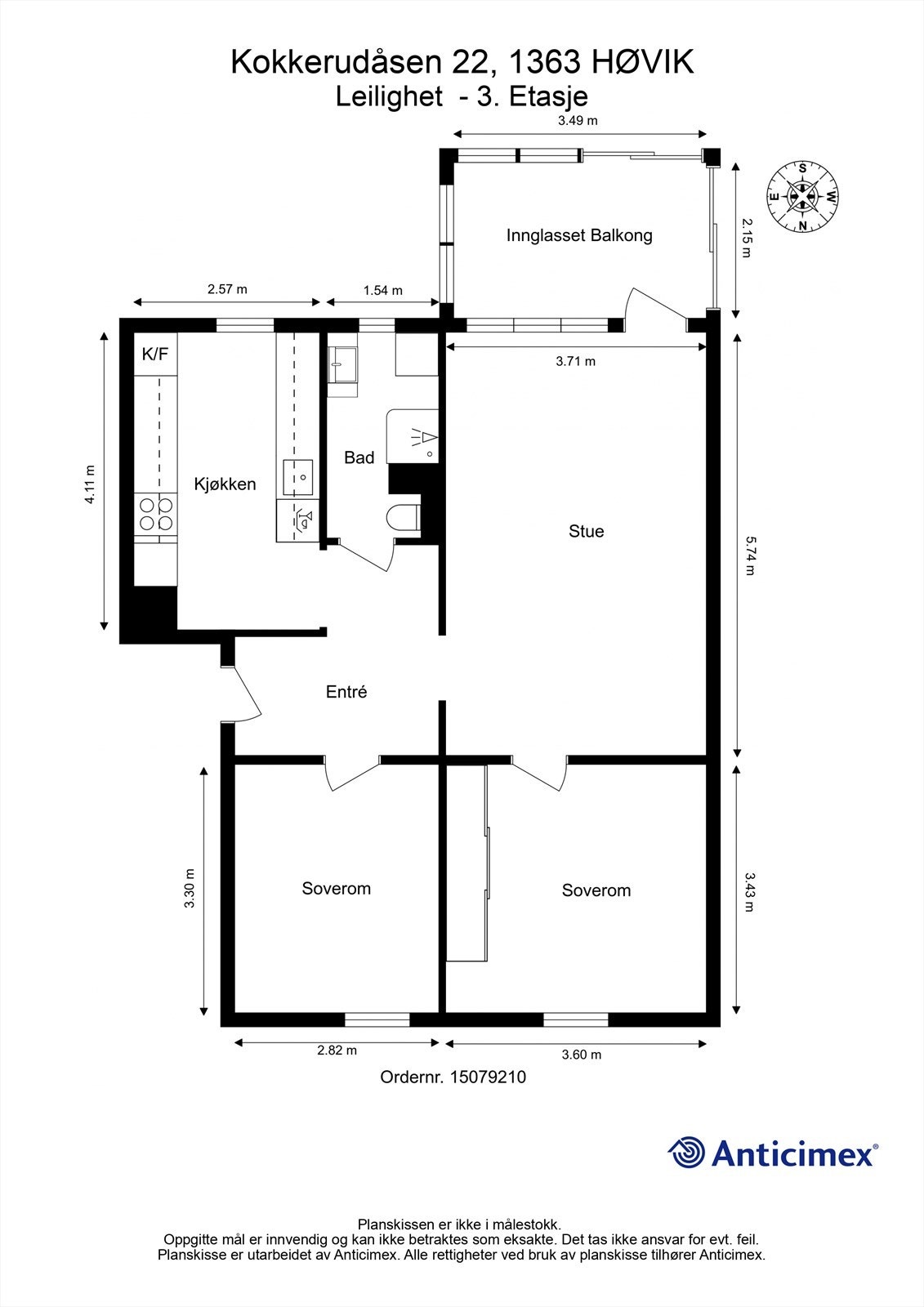 Plantegning Galleribilde