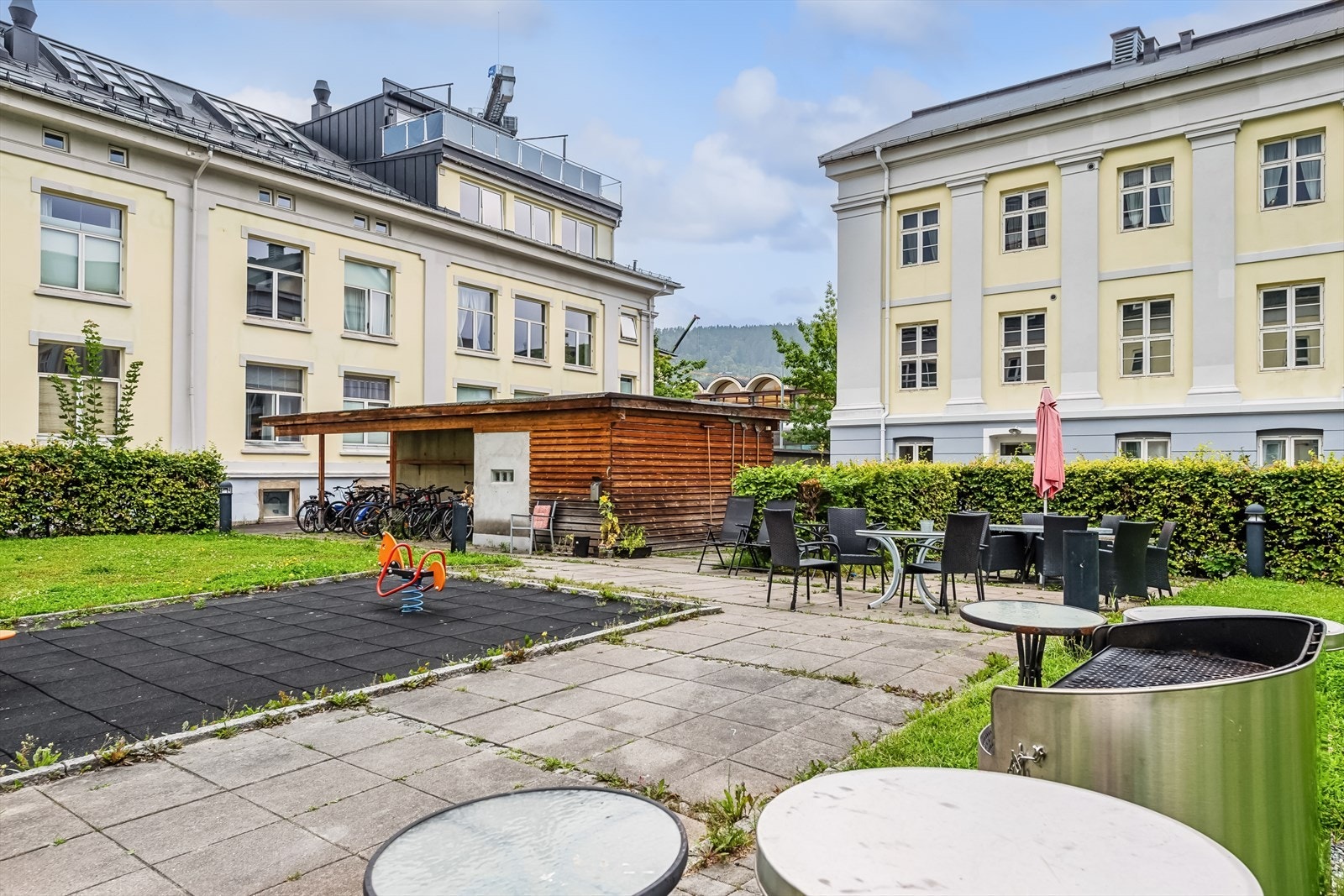 Det er videre enkel adkomst til det koselige fellesområdet. Galleribilde