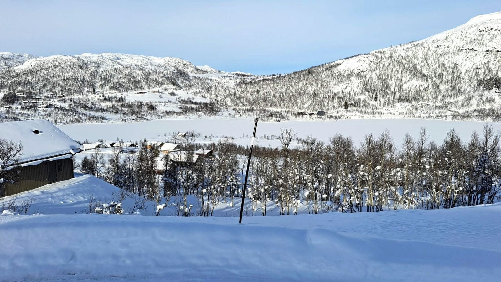 Foto fra tomt mot Torvetjønn Galleribilde