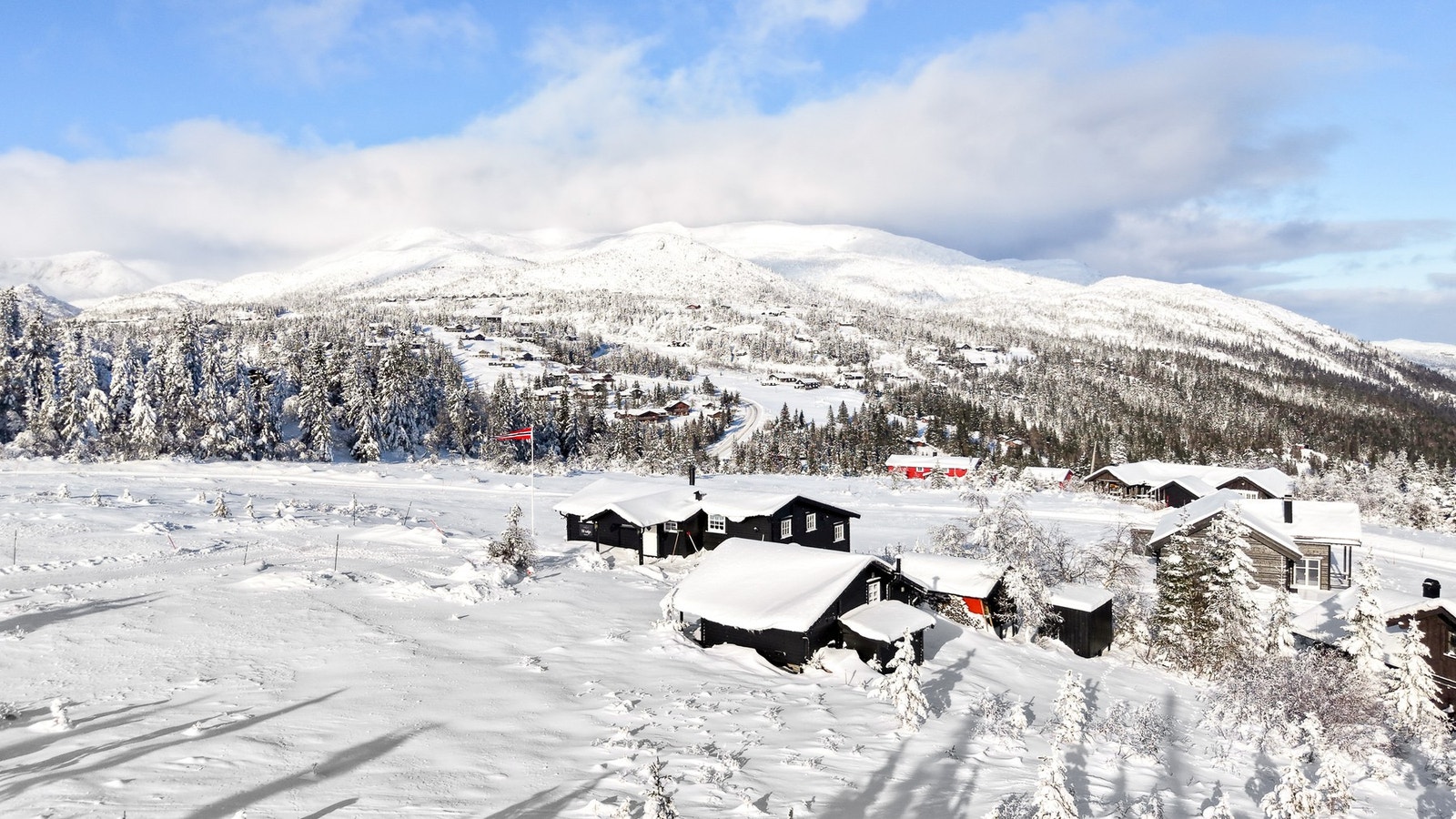 Enkel adkomst med bilveg helt frem og parkering på egen tomt Galleribilde