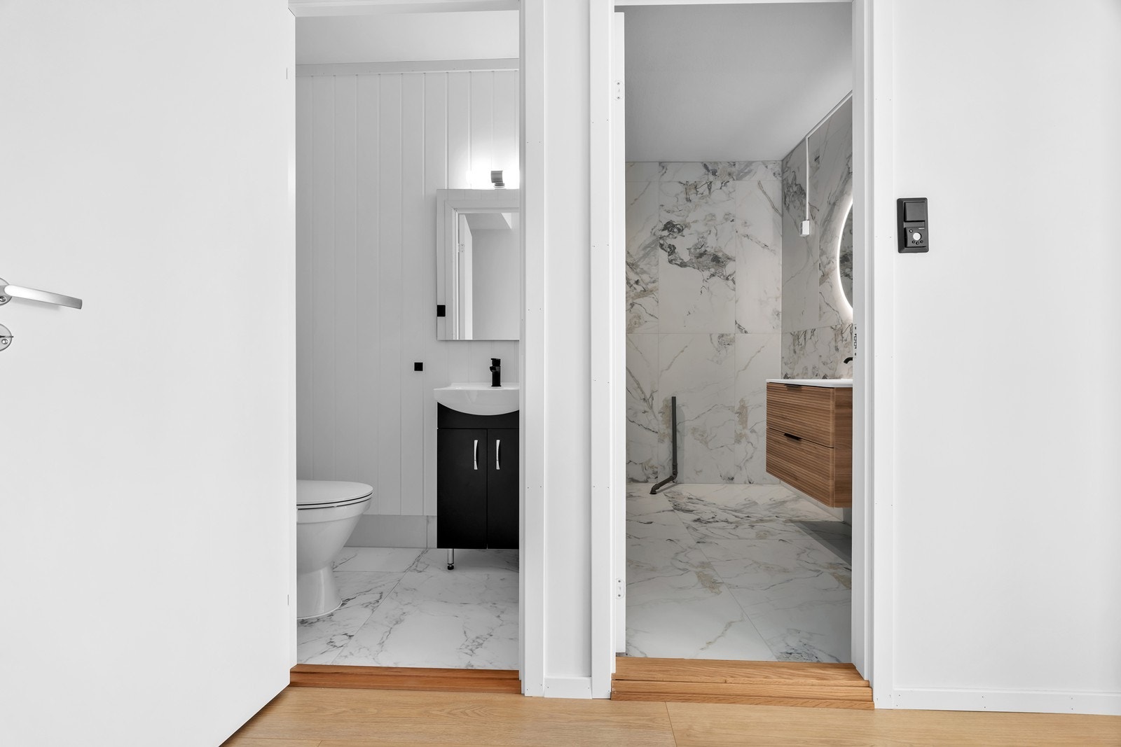 Ett toalettrom og et bad - begge pusset opp i 2025 Galleribilde