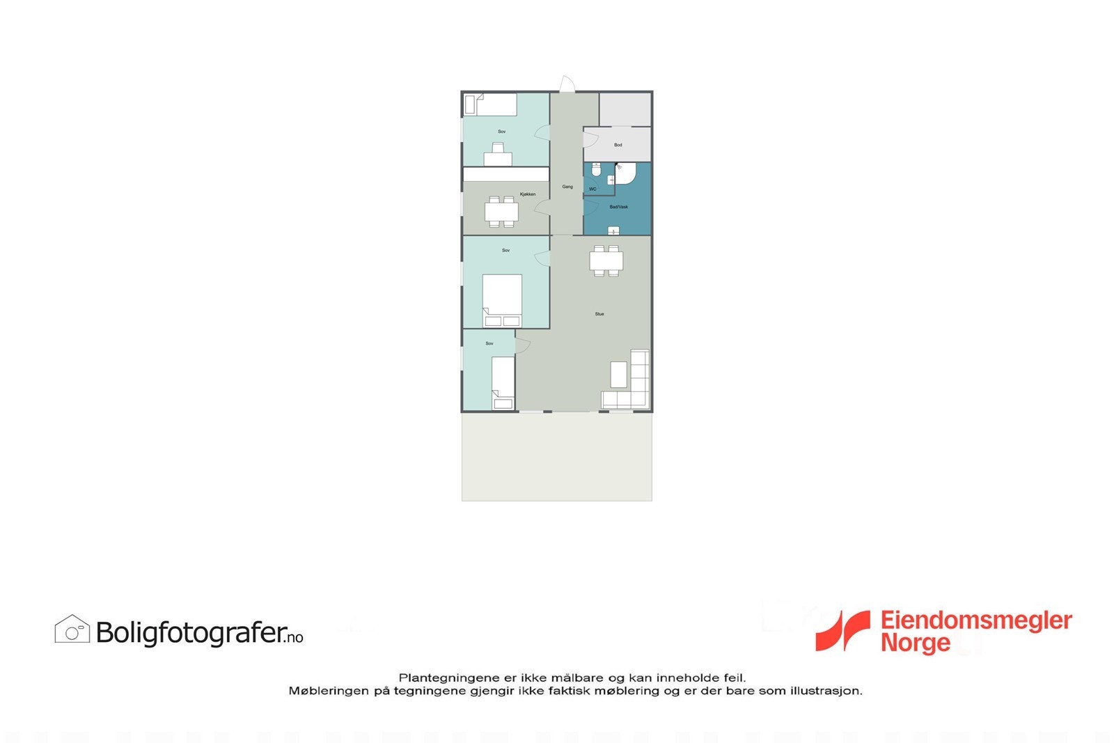 Planløsning 3. etasje Galleribilde