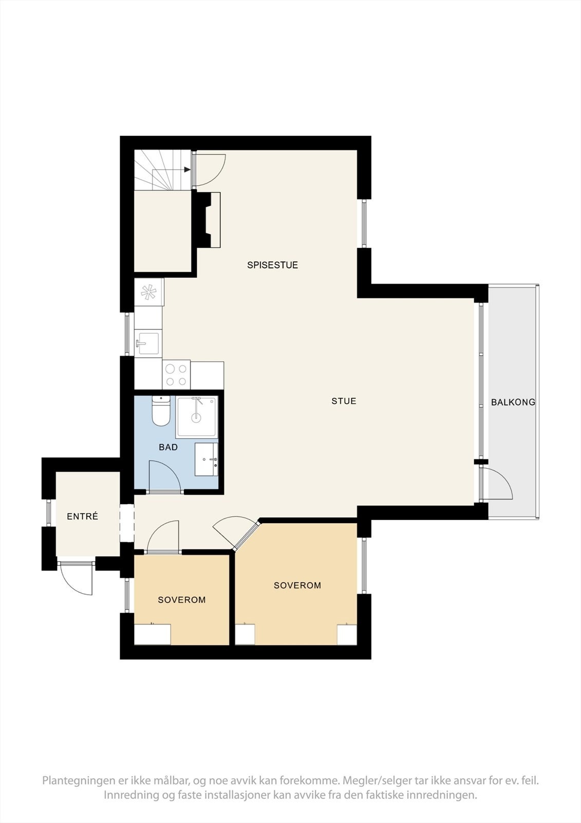 Plantegning for 1. etasje. Galleribilde