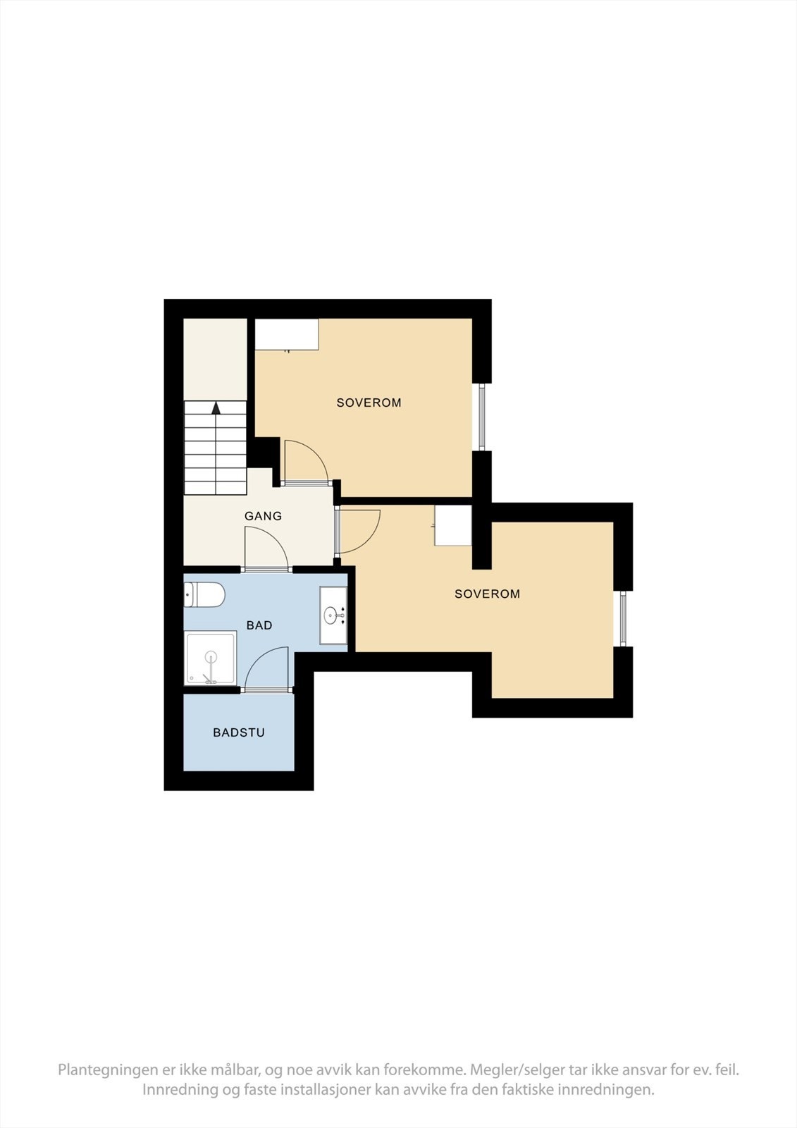 Plantegning for underetasjen. Galleribilde