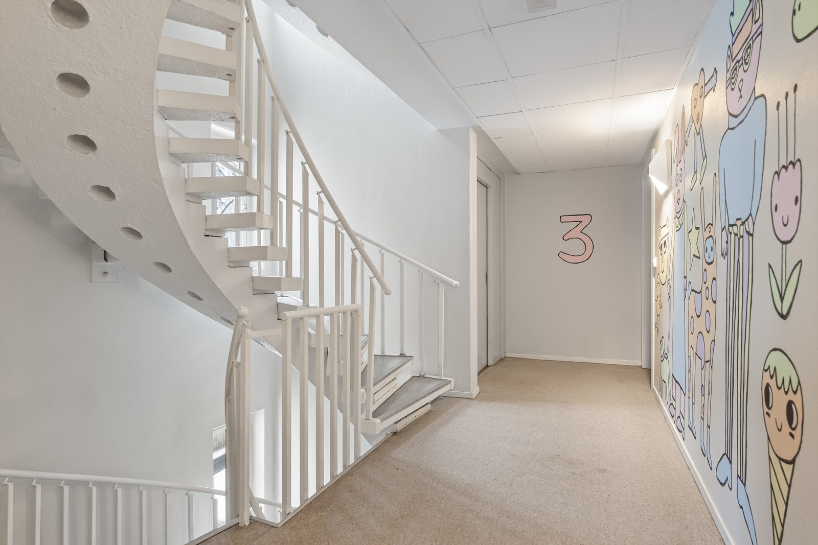 Felles oppgang. Galleribilde