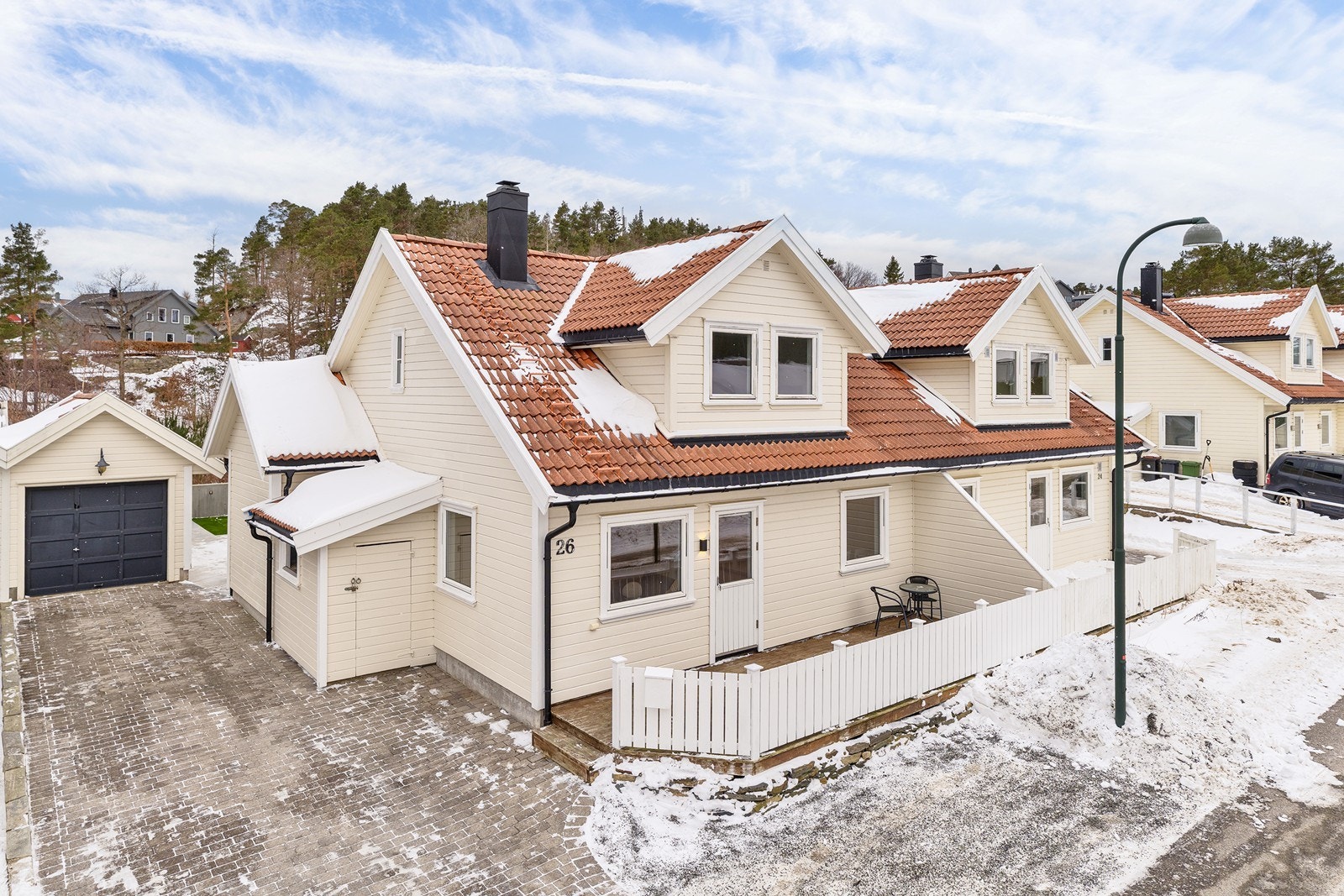 Velkommen til Odderheisløyfen 26! Boligen er presentert av Andre Sandvik v/Aktiv Eiendomsmegling avd. Kristiansand. Foto: Ivars Upe Galleribilde