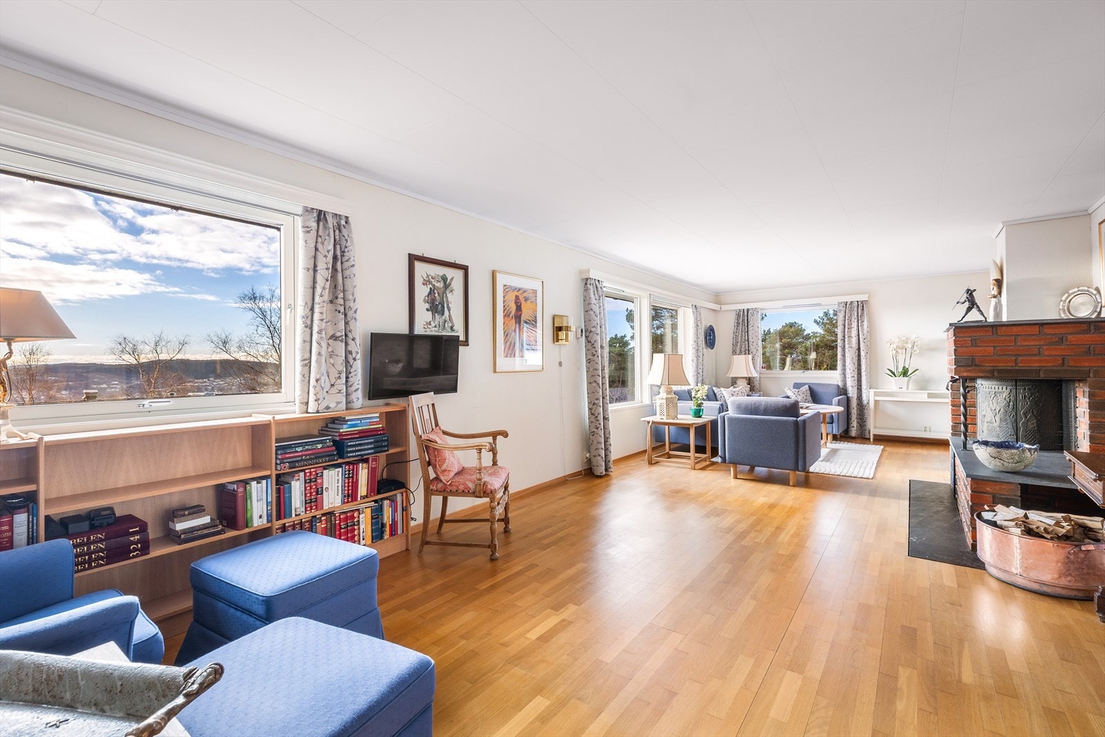 Vedovn i stuen Galleribilde