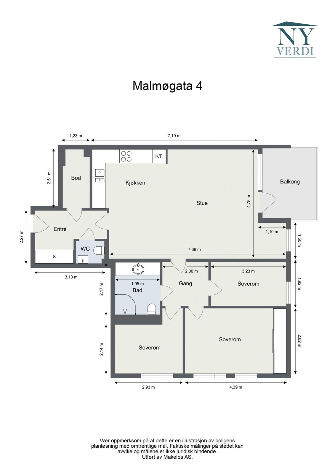 Plantegning Galleribilde