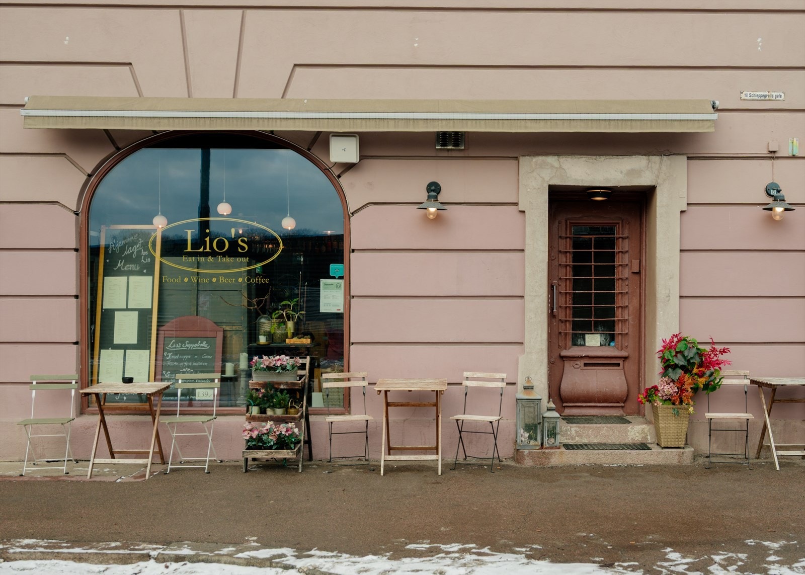 Lio's bistro er et populært samlepunkt for de lokale Galleribilde