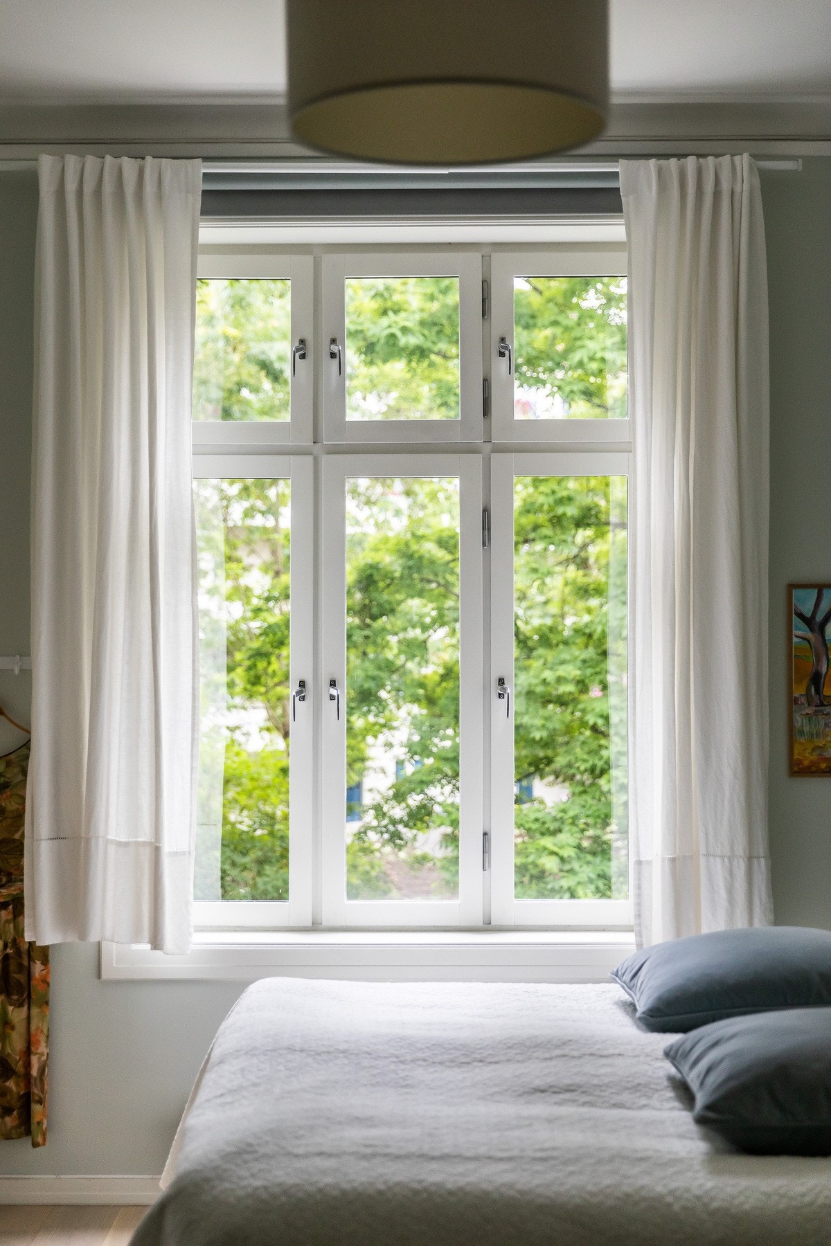 Grønt og frodig utsyn på vår- og sommerstid. Galleribilde