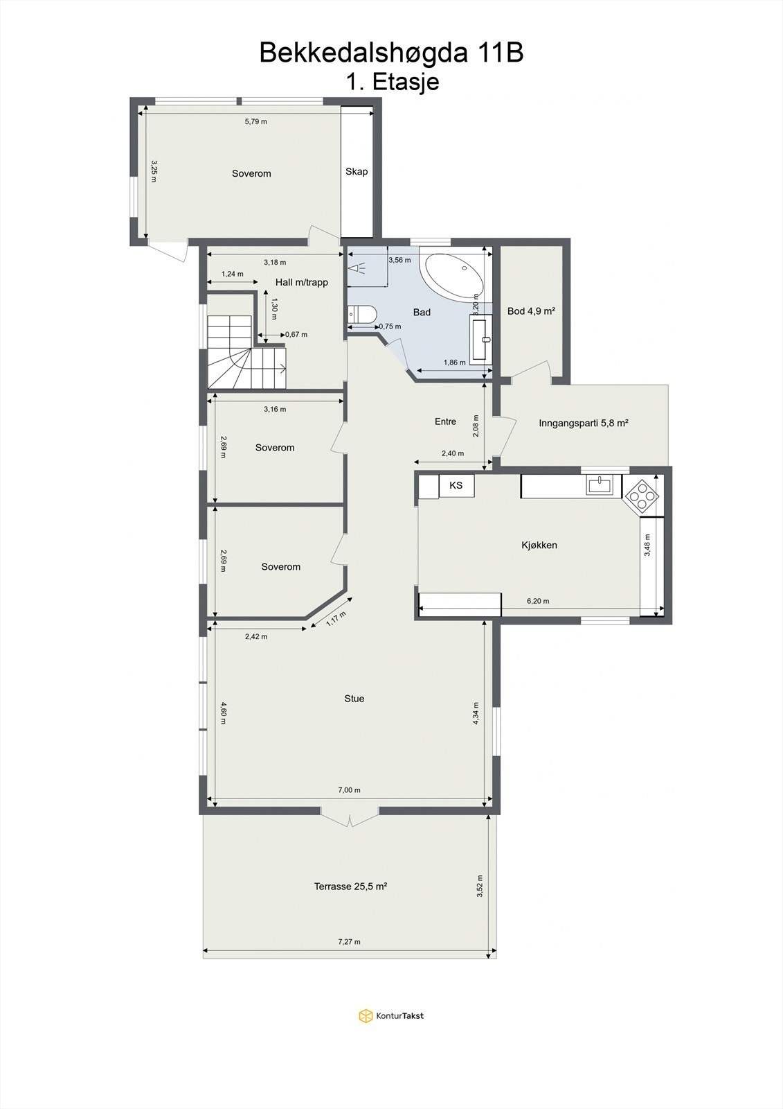 Planskisse 1.etasje. Galleribilde