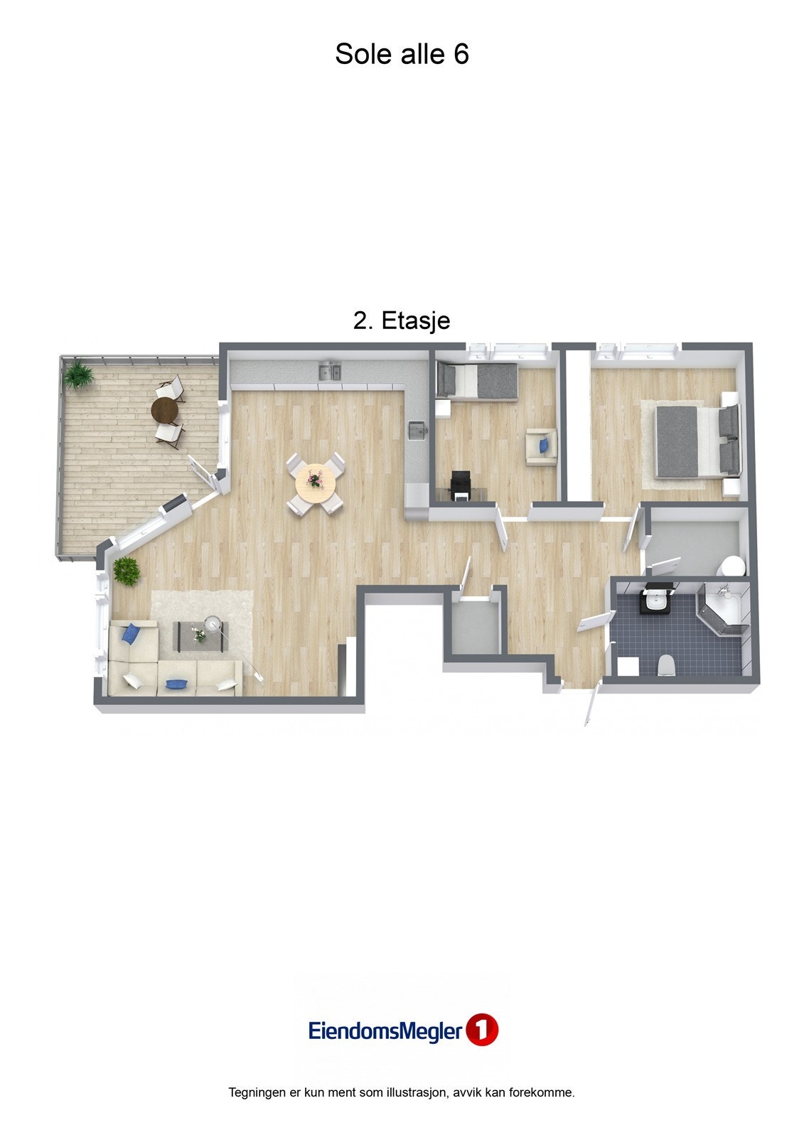 Veiledende plantegning - Ikke målbar Galleribilde